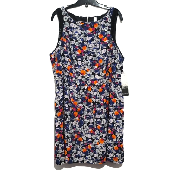 Colorful Dotted A-line casual dress - Picture 2 of 6